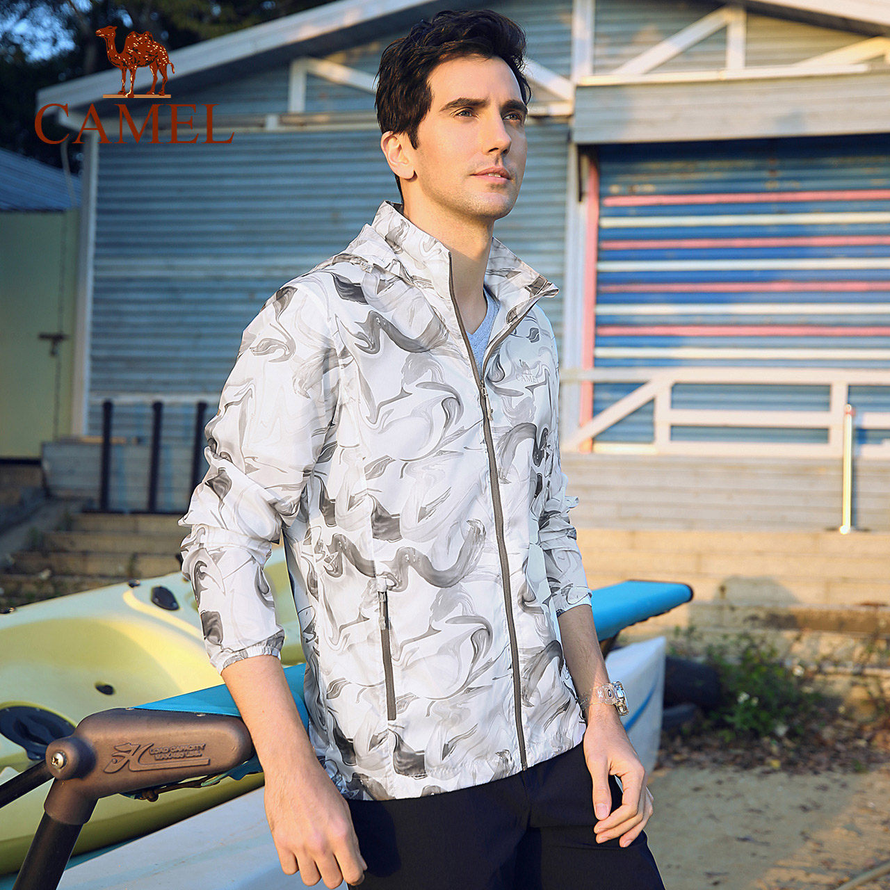 【非卖品】/户外皮肤衣 春夏男款轻薄透气遮阳运动皮肤风衣