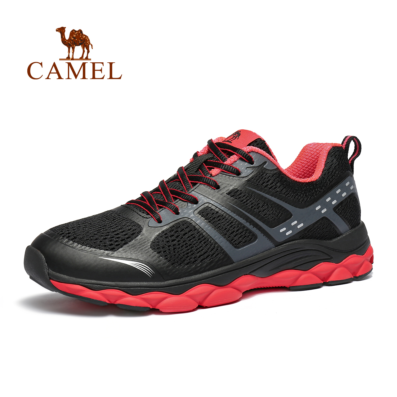 Camel/ÂæÍÕÕýÆ·ÅÆÔ˶¯Ð¬ÄÐÊ¿Çá±ã·À»¬Í¸Æø¼õÕðÍøÃæÂÃÓÎÔ½Ò°Åܲ½Ð¬