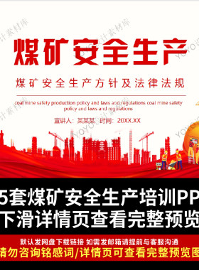 企业员工煤矿安全生产事故应急救援自救互救知识培训PPT法律法规