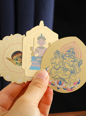 特色卡片泰国佛牌黄铜材质