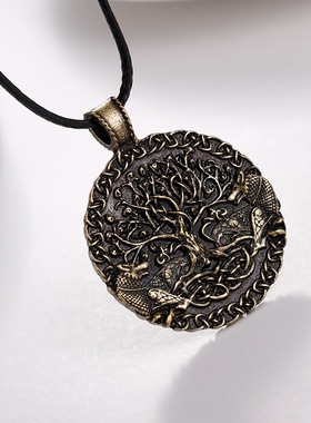 维京人吊坠项链饰品上帝