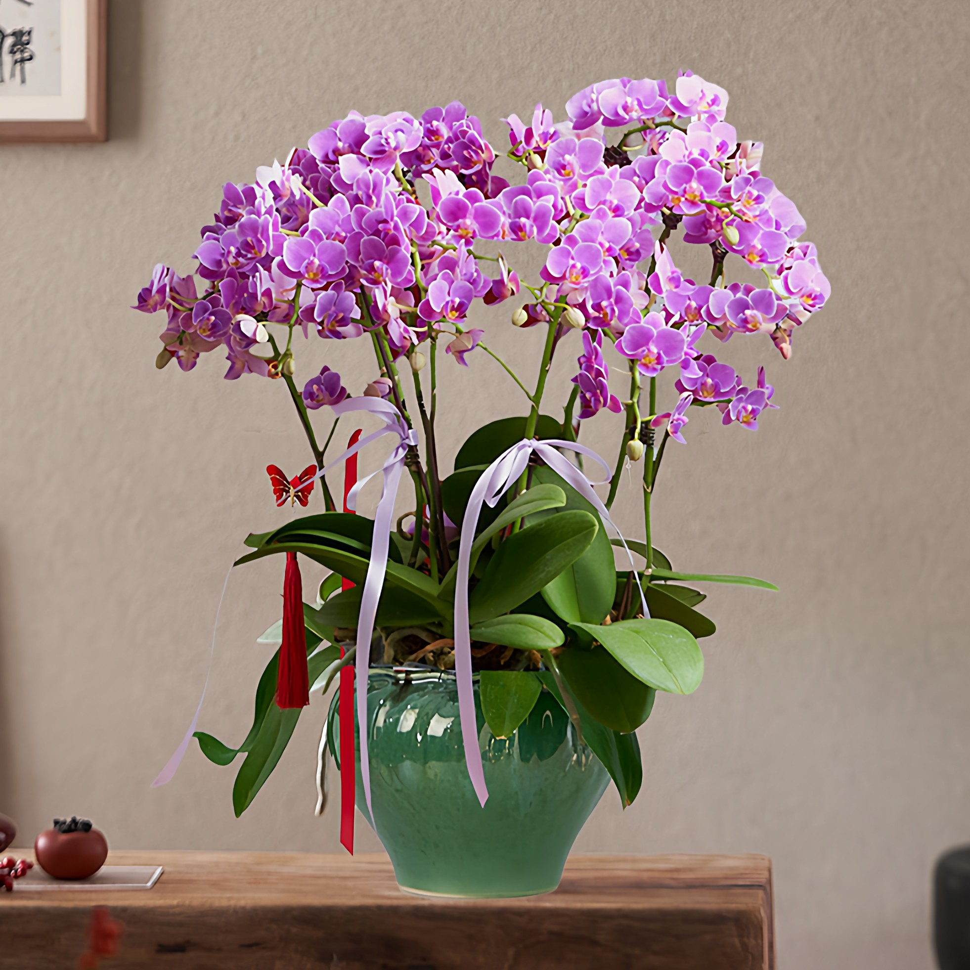 蓝紫色蝴蝶兰盆栽带花苞真花客厅办公室桌面四季好养花卉乔迁开业,鲜花速递/花卉仿真/绿植园艺,国兰/杂交兰/洋兰类,淘宝优惠券,粉丝福利购,淘宝优惠卷