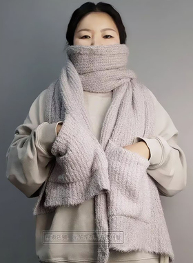 YUAN价44美金超保暖长围巾大披肩