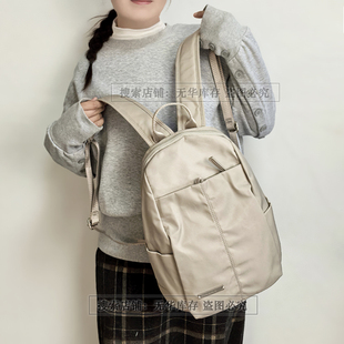 （一眼精致--高货哦）简约复古中号双肩包防水尼龙布背包通勤包包