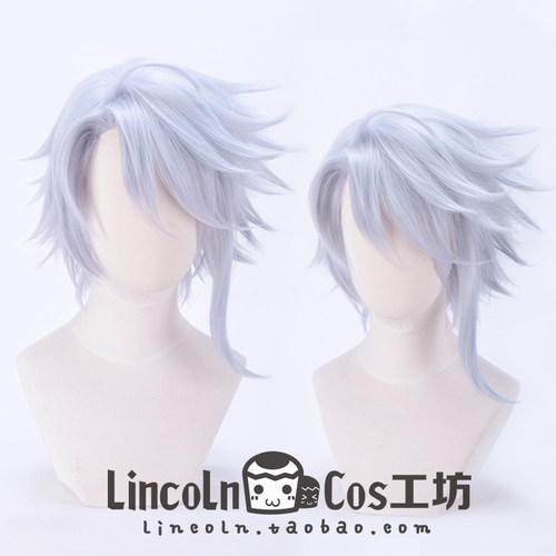 LINCOLN 扭曲仙境 Azul Ashengrotto cosplay角色反翘短发cos假发