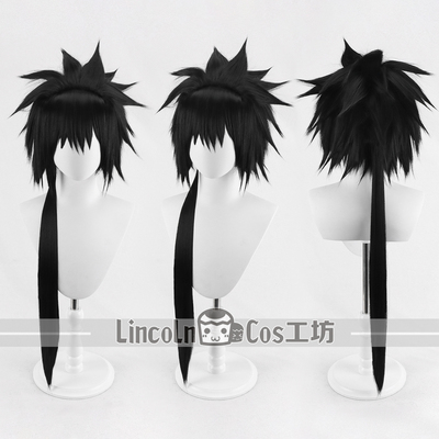 LINCOLN 火影忍者 宇智波泉奈 cos假发 打毛蓬松 发片可拆马尾