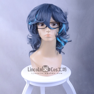 LINCOLN ES偶像梦幻祭 挑染组Switch  青叶纺COS假发 卷发
