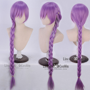 LINCOLN /FGO Fate/EXTRA CCC BB 泳装 麻花辫版COS假发 混紫加厚