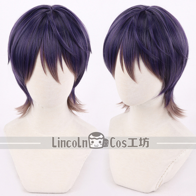 LINCOLN 虚拟主播vTuber 彩虹社  剑持刀也 COS假发 发尾反翘