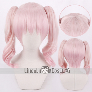 LINCOLN 蔚蓝档案 下江小春COS假发 cosplay假发 粉色渐变双马尾