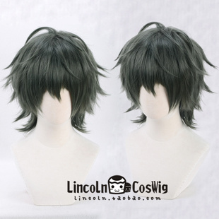 LINCOLN家Ensemble Stars偶像梦幻祭 影片みかmika 墨绿COS假发