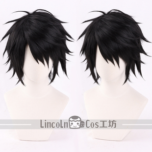 LINCOLN   死亡笔记 L·Lawliet 艾尔罗莱特cosplay假发