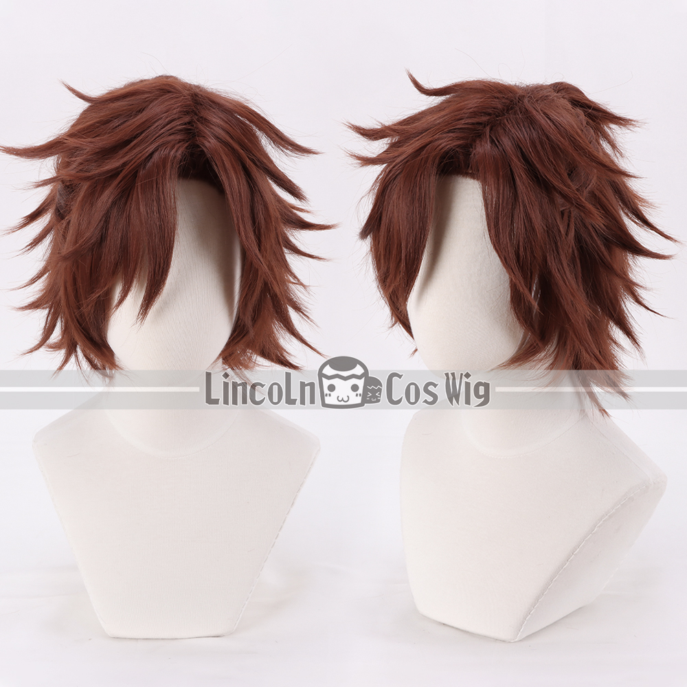 LINCOLN 偶像梦幻祭 三毛缟斑 新款拱刘海小虎卡马尾 cosplay假发