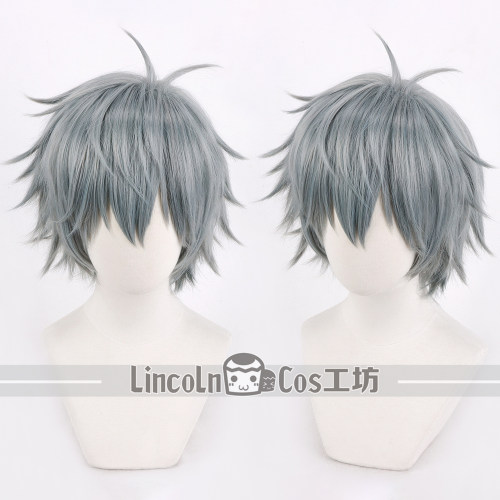 LINCOLN 异形舞台 蒂尔COS假发 蓝灰色 Alien Stage TILL 短发