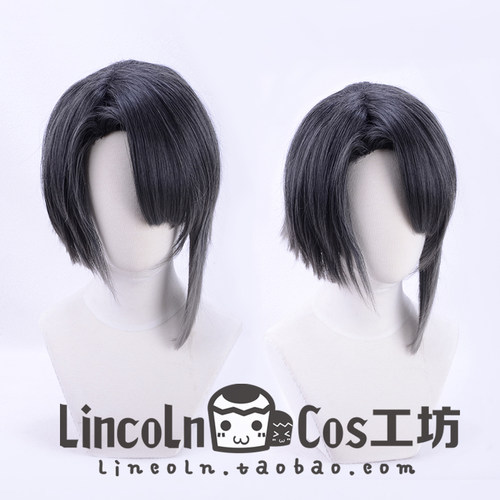 LINCOLN 刀剑乱舞 松井江 cosplay 渐变短发 cos假发 现货