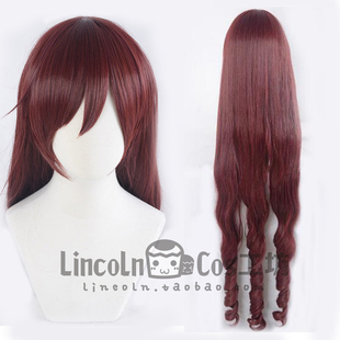 LINCOLN/蔷薇少女 大正浪漫 翠星石 COS假发 栗棕色 超长罗马卷