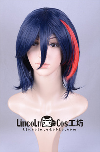 特价！动漫KILL la KILL双斩少女 斩服少女缠流子cosplay假发