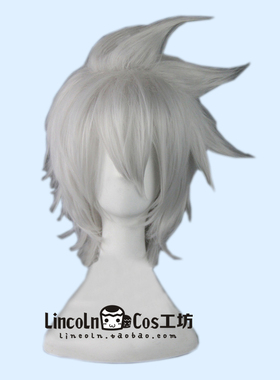 【LINCOLN】噬魂师Soul Eater Evans银白色收脸反翘高温丝COS假发