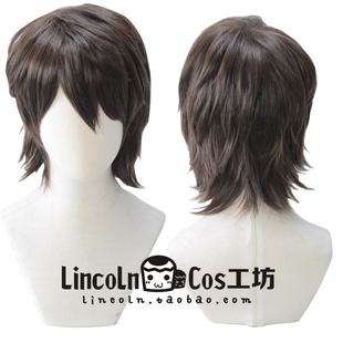 LINCOLN 木棕微翘短发假毛 少年系 J家/岚 樱井翔 COS假发现货