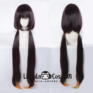 LINCOLN /FGO 刑部姬 角色渐变 双马尾加厚加长发量COSPLAY假发