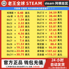 【自动秒发】阿根廷Steam钱包充值卡比索余额美金礼品卡美刀点卡