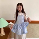 花边吊带纯色百搭光泽感气质上衣 ovins yang 系列款 蕾丝镶边