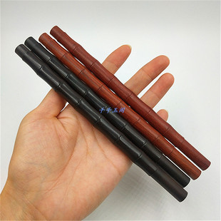 传统老式实木旱烟杆 红檀紫光檀节节高烟袋杆 旱烟袋烟锅烟嘴配件