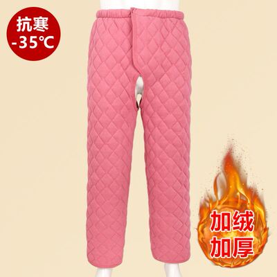 秋冬老人护理开裆裤卧床失禁病人保暖秋裤瘫痪老人专用裤子病号服