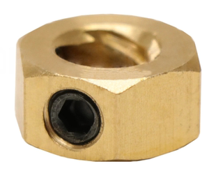 NutTR8 P2梯形丝杆六角铜螺母螺距2导程8 ScrewTensioning Lead