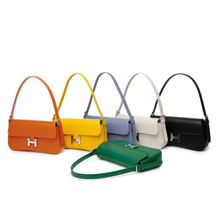 感法式mini迷你腋下包H扣康康包女单肩包斜挎包便携式包包