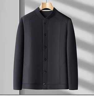 中老年男士驼绒棉衣爷爷冬装加厚加绒棉服爸爸棉袄老人冬季保暖衣