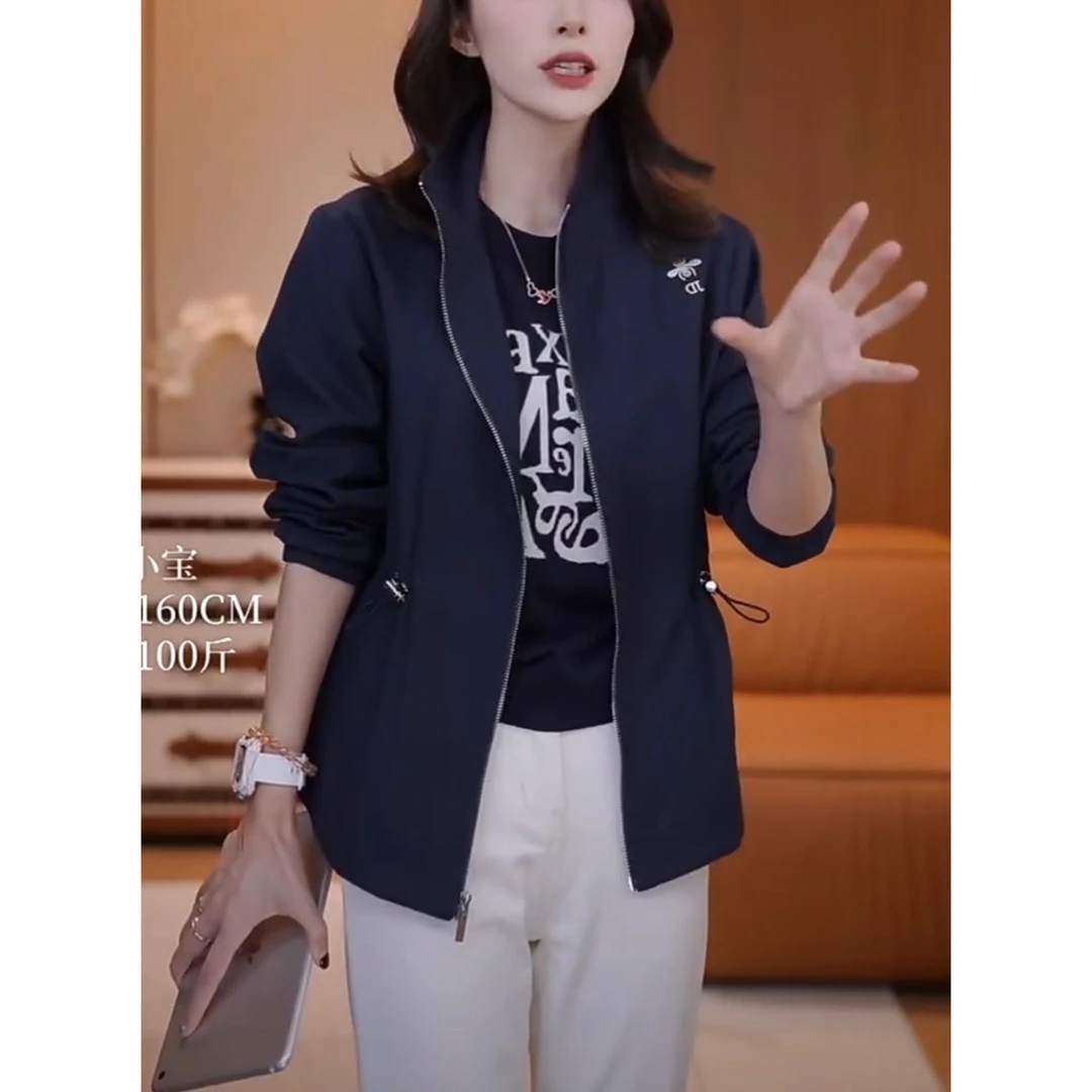 小蜜蜂时尚软壳冲锋衣外套女上衣