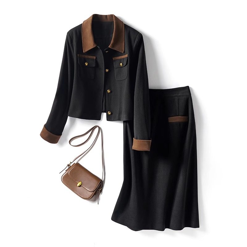 小香风春季两件套裙高级感春装2025年春秋新款减龄盐系时尚套装女,女装/女士精品,时尚套装,淘宝优惠券,粉丝福利购,淘宝优惠卷