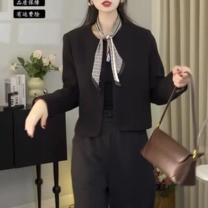 时尚气质百搭短款外套女显瘦