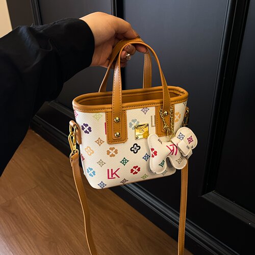 精致洋气复古迷你版菜篮小包
