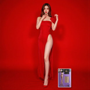 SK S860丝袜女夏季0D超薄隐形一线裆美肤连裤袜肉色无痕