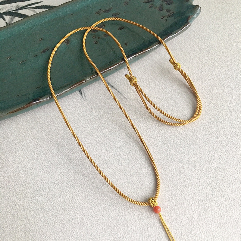 新中式挂链万能项链平安扣吊坠绳男女宝宝儿童唐卡吊坠脖颈挂绳子