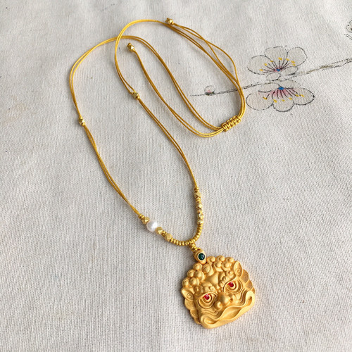 妖石传说简约绳子百搭款式小吊坠