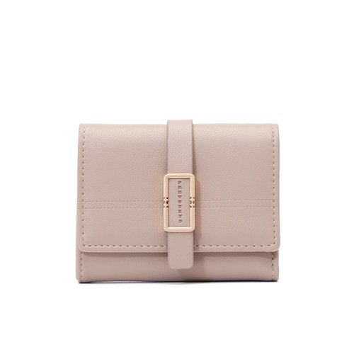 短款钱包女士2025新款小众设计小清新时尚精致折叠零钱包学生卡包