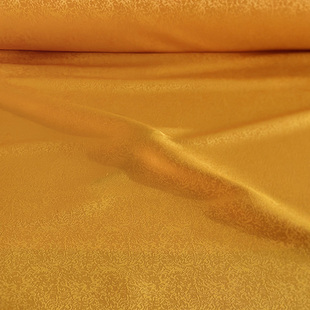 黄布佛堂装饰绸布盖经布桌布垫佛台桌围贡缎家用黄色面料