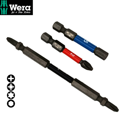 维拉WERA耐冲击镶钻抗扭批头