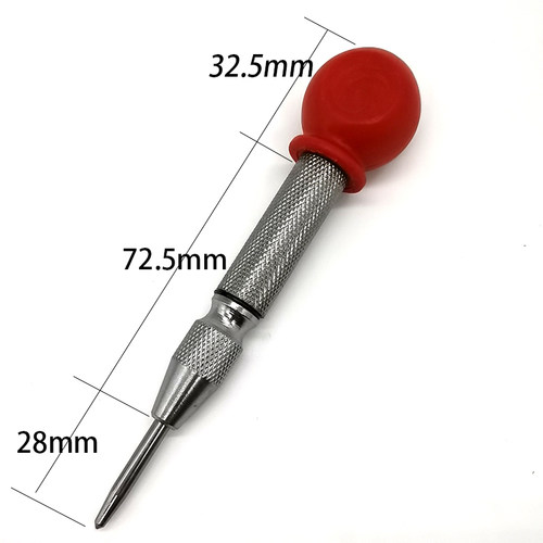 台湾宝工 半自动可调力中心冲 定位冲孔器 中号 133mm 玻璃破窗器