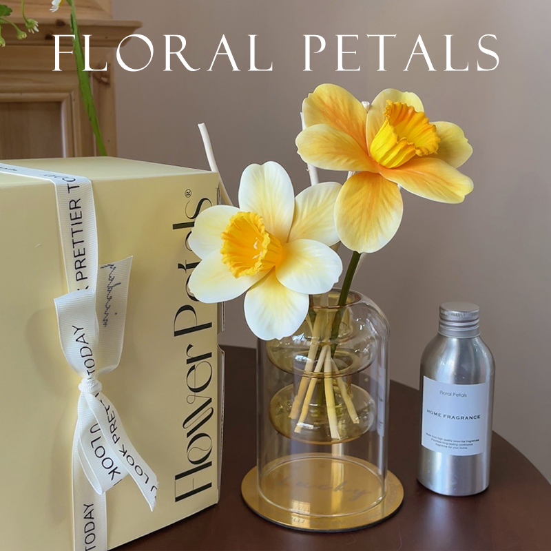 月光漫步无火香薰礼盒仿真花摆件