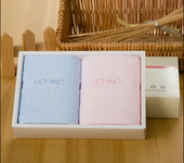 UCHINO内野素色毛巾礼盒全棉洗脸柔软吸水家用团购劳保礼品创意