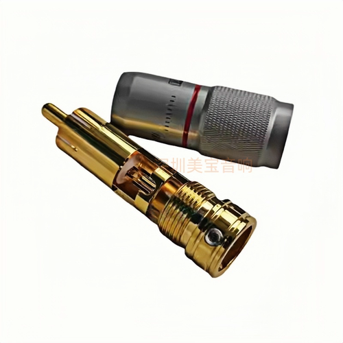 eizz发烧级rca莲花插头镀金免焊