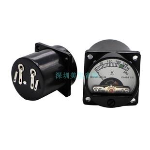 39型AC250V AC300V交流电源表头 台资工厂生产带6-12V钨丝灯泡