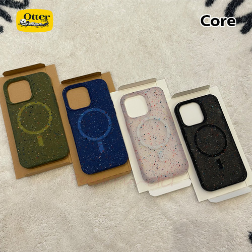 OtterBox奥盾士适用于苹果iPhone13/14/15ProMax Core颗粒款MagSafe无线磁吸充电防摔TPU磨砂硬壳保护壳套