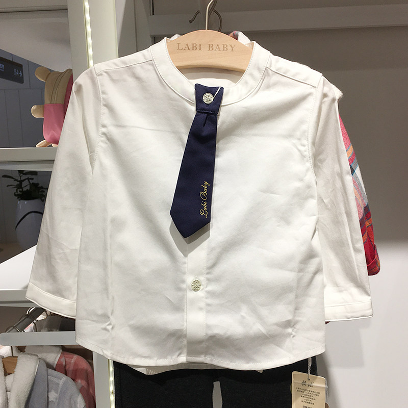 商场同款拉比2022春装衬衫男童小西装礼服外套裤子儿童外套薄款