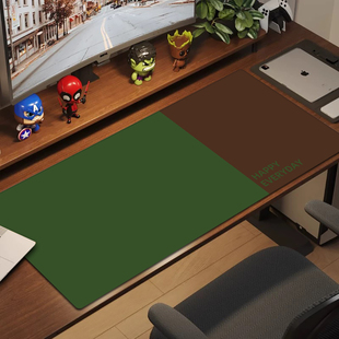 复古简约中古风鼠标垫超大高级感电脑办公桌垫笔记本桌面键盘软垫