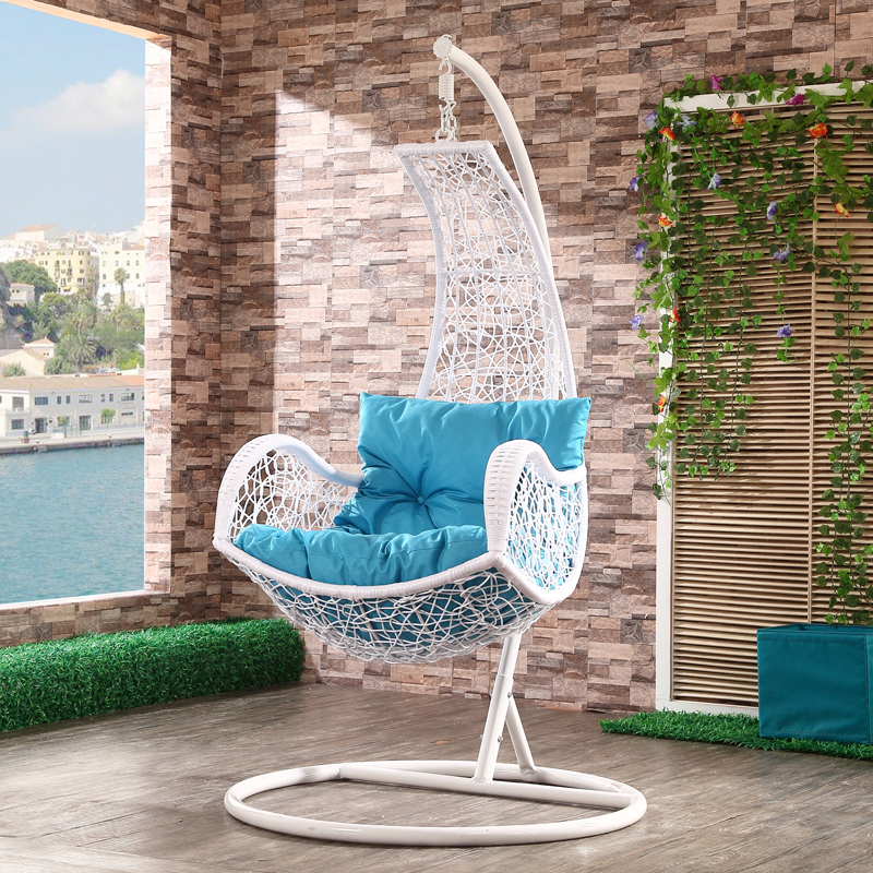 Vine rattan корзина крытый висячий стул открытый кресло-кача.